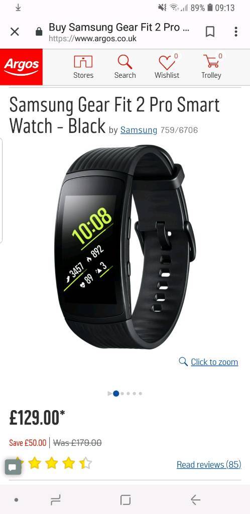 argos samsung gear fit 2 pro